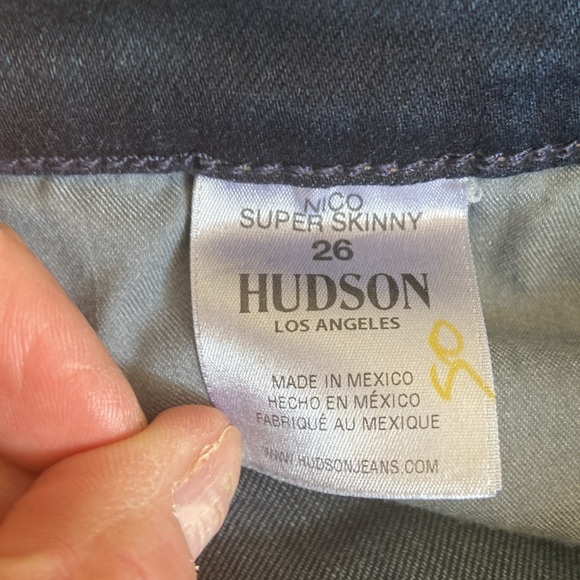 NWT Hudson NICO ENHANCE Midrise Cigarette slimming Jeans Size 26 - Picture 11 of 12